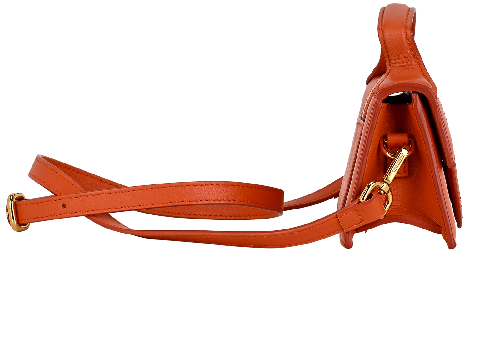 Bambino, &pound;350, Handbags, Orange, Leather, Side view